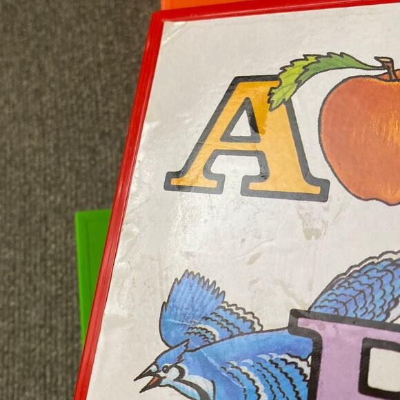 Vintage 1987 Tuppertoys Bookworm ABC Alphabet Nesting Books Kids Toy Complete - Picture 7 of 13